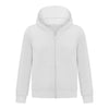 EVERYDAY KIDS Boys White Zip-Up Hoodie – Soft Fleece Jacket with Hood – All-Season Kids Sweatshirt for School, Play, or Layering