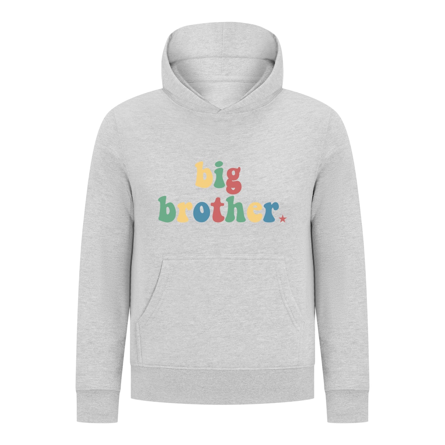 Everyday Kids Big Brother Boys Pullover Hoodie – Colorful Sibling Sweatshirt