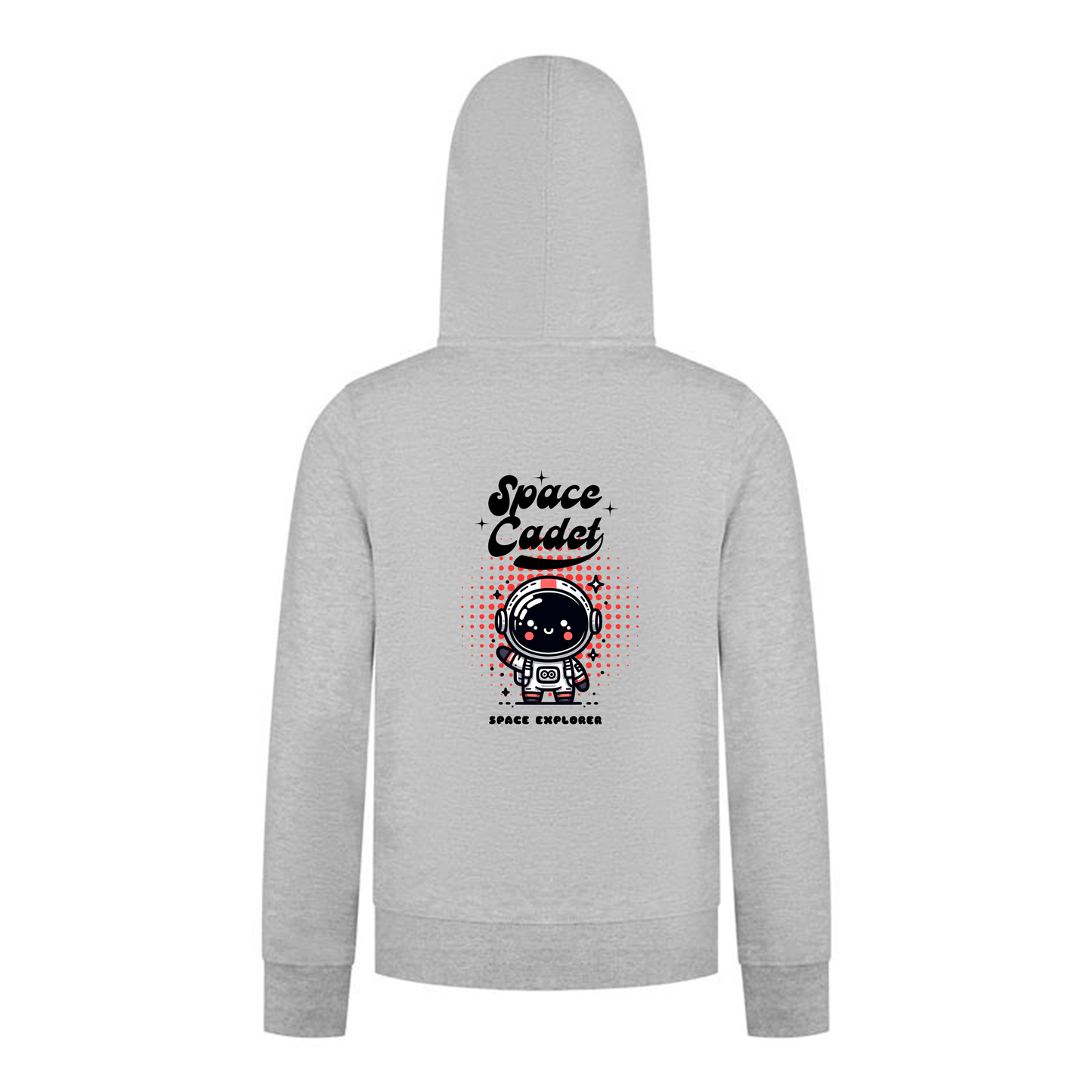 Everyday Kids Space Explorer Boys Zip Up Hoodie – Cute Astronaut Graphic Sweatshirt