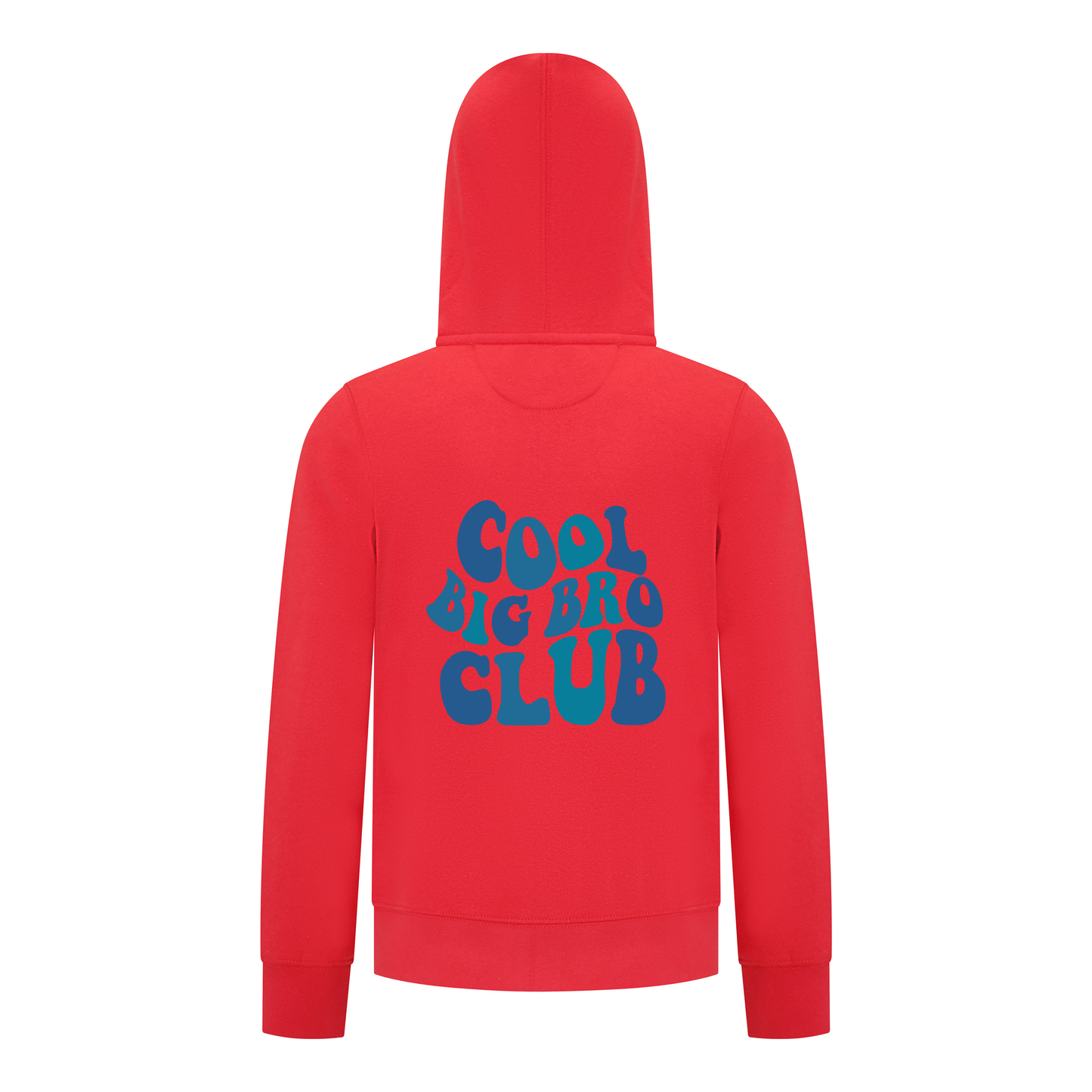 Everyday Kids Sibling Collection Boys Zip Up Hoodie – Cool Big Bro Club Graphic Sweatshirt