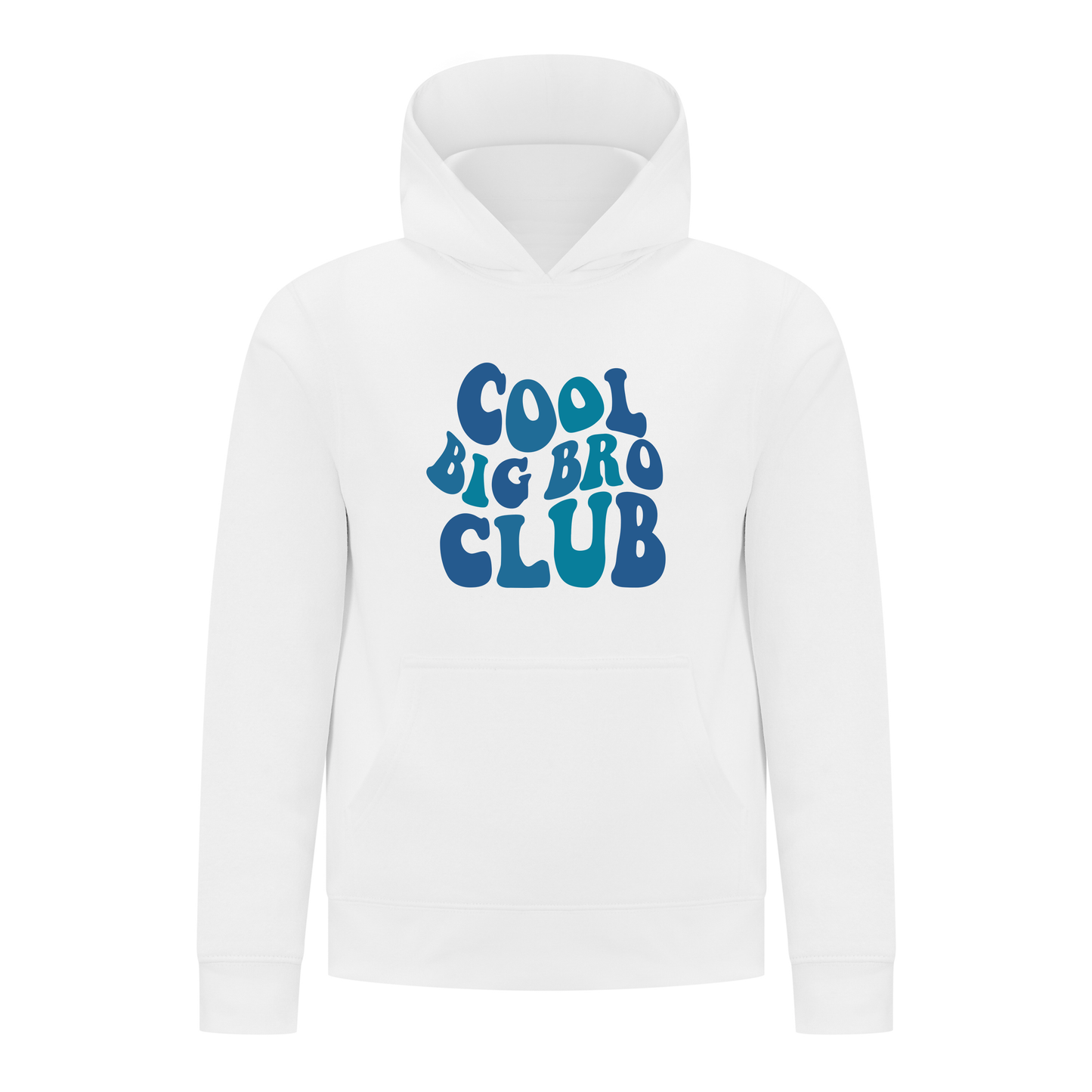 Everyday Kids Sibling Collection Boys Pullover Hoodie – Cool Big Bro Club Graphic Sweatshirt