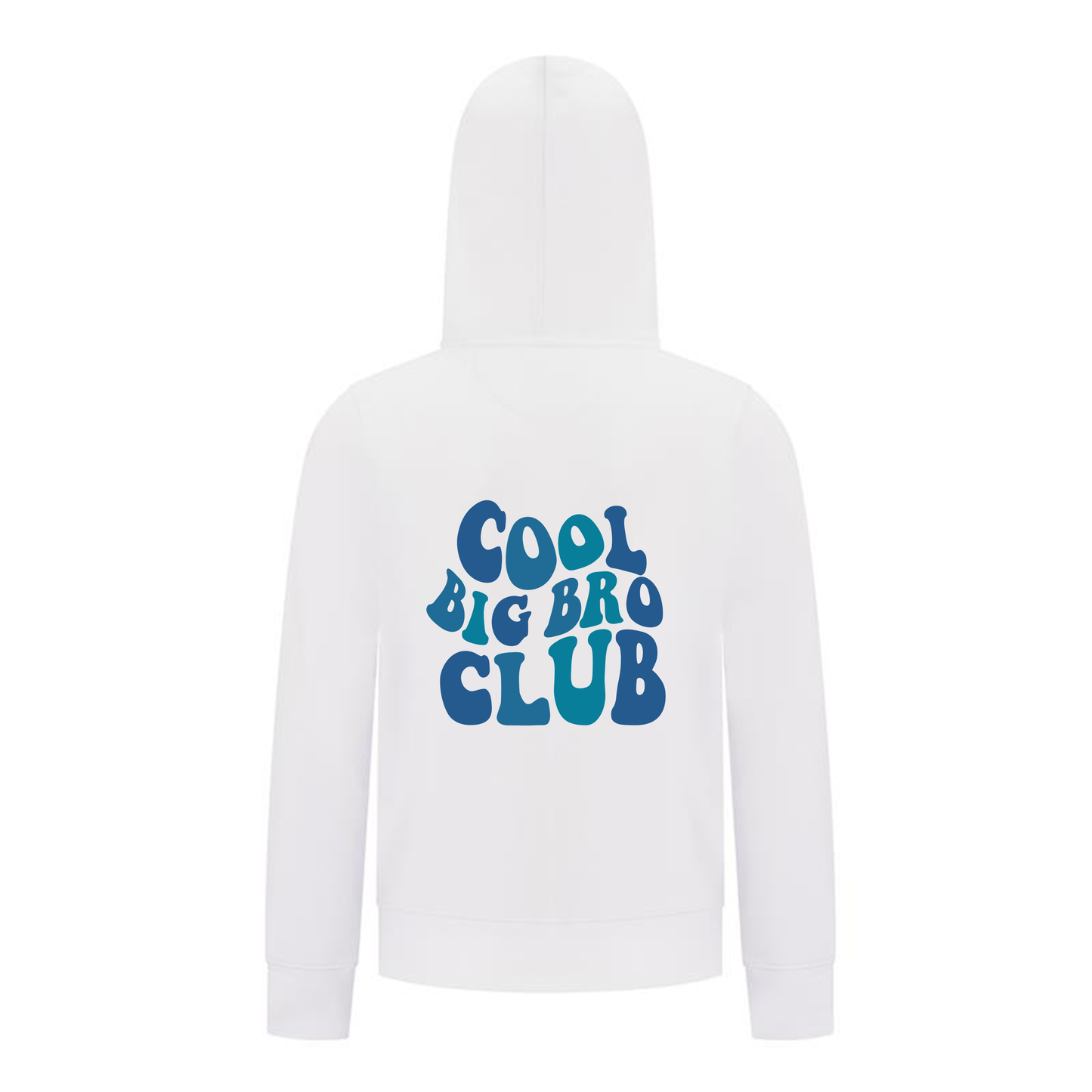 Everyday Kids Sibling Collection Boys Zip Up Hoodie – Cool Big Bro Club Graphic Sweatshirt