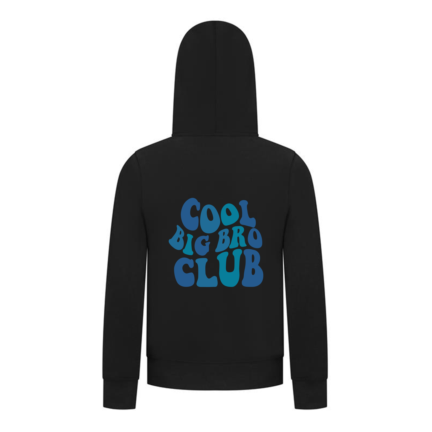 Everyday Kids Sibling Collection Boys Zip Up Hoodie – Cool Big Bro Club Graphic Sweatshirt