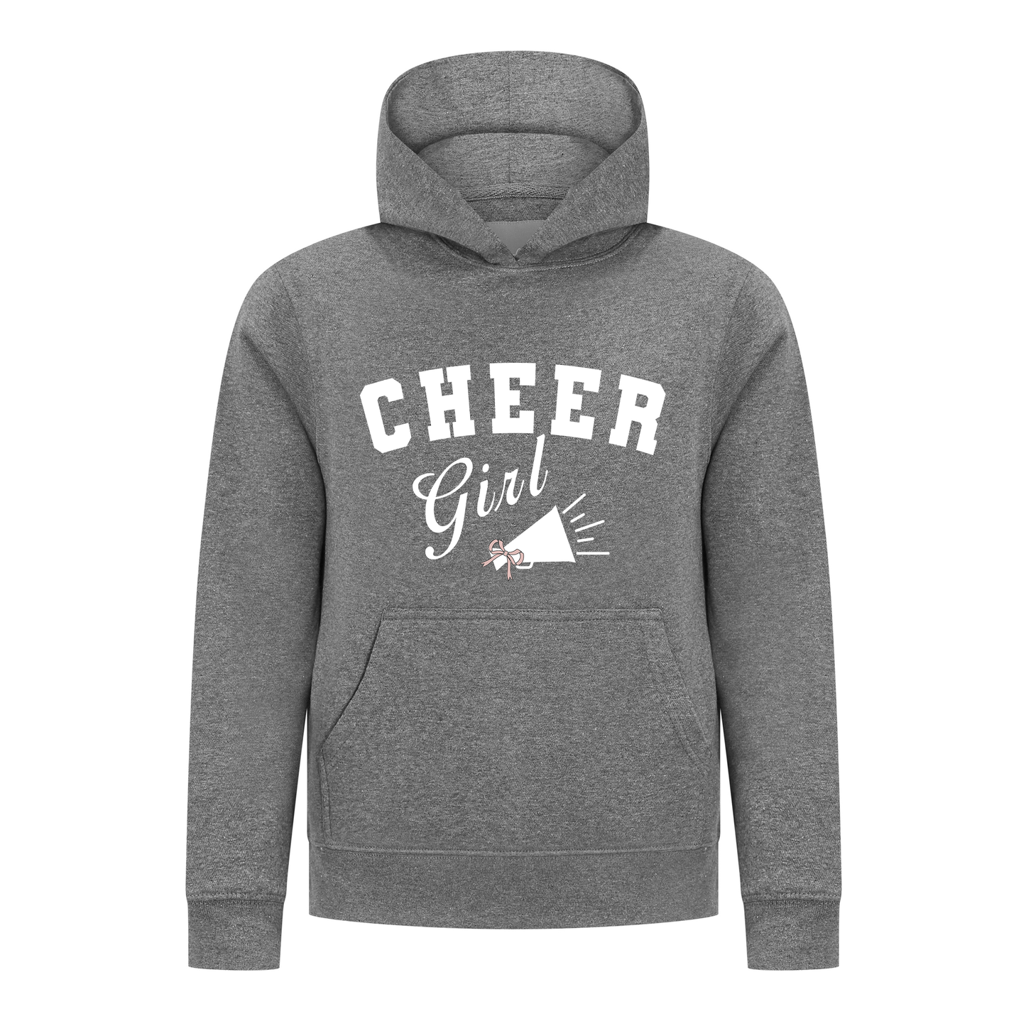 Everyday Kids Cheerleader Collection Girls Pullover – Cheer Girl Bow Graphic Sweatshirt