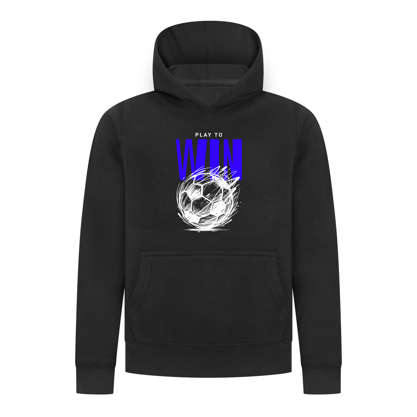 Everyday Kids Soccer Collection Boys Pullover Hoodie – Play To Win Soccer Graphic Sweatshirt