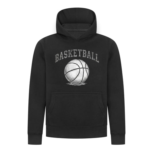 Everyday Kids Basketball Pullover Hoodie – Classic Sketch Basketball Graphic Sweatshirt