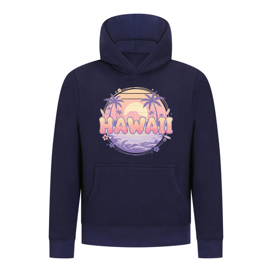 Everyday Kids Hawaii Sunset Pullover Hoodie – Tropical Beach Palm Tree Sweatshirt