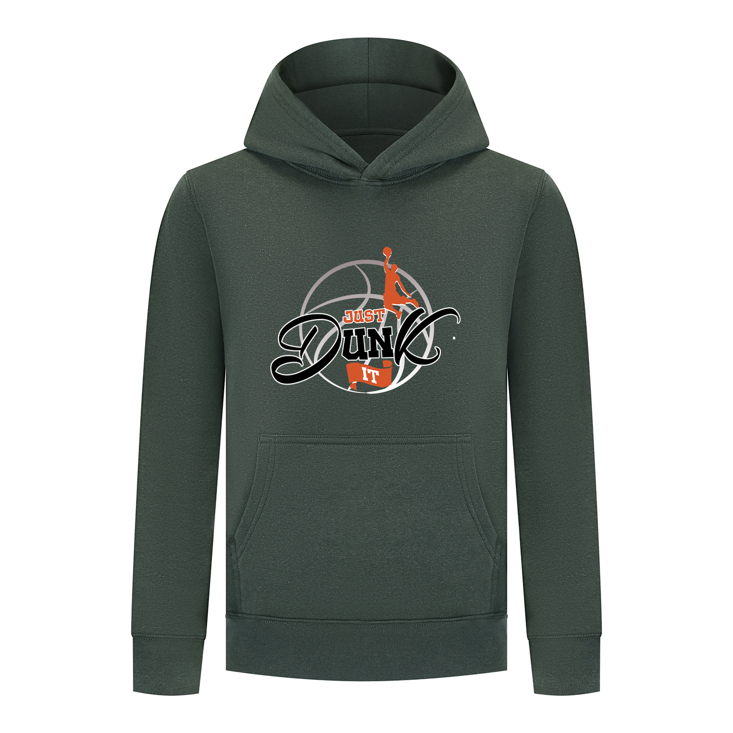 Everyday Kids Just Dunk It Basketball Pullover Hoodie – Slam Dunk Graphic Sweatshirt