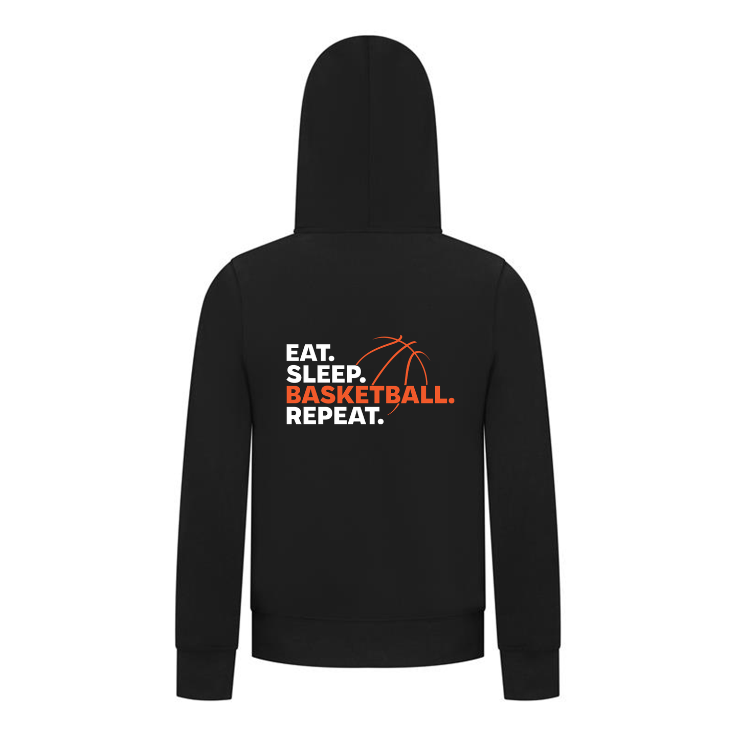 Everyday Kids Basketball Collection Zip Up Hoodie – Premium Athletic Hoodie with Bold “Basketball” Graphic Sweatshirt