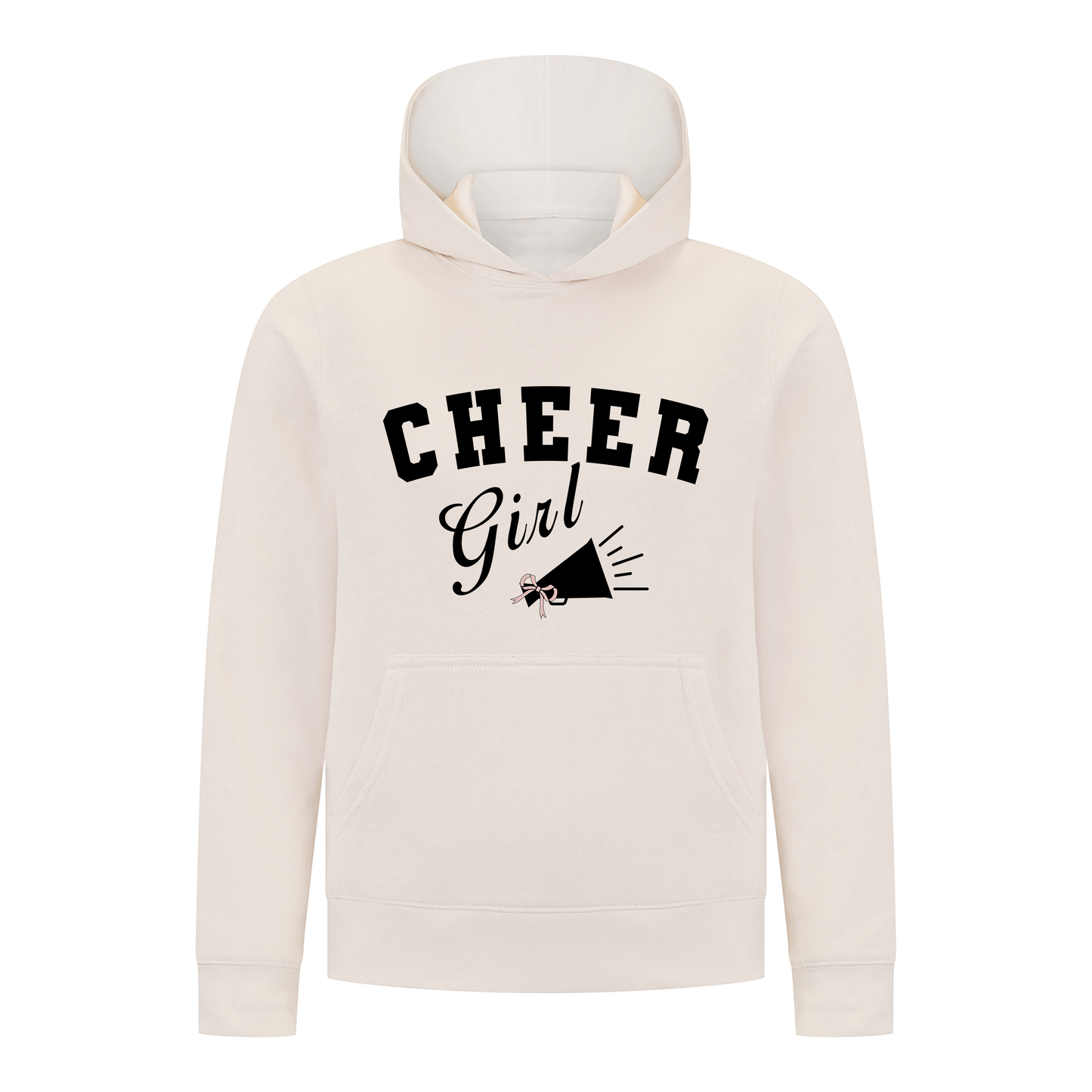 Everyday Kids Cheerleader Collection Girls Pullover – Cheer Girl Bow Graphic Sweatshirt