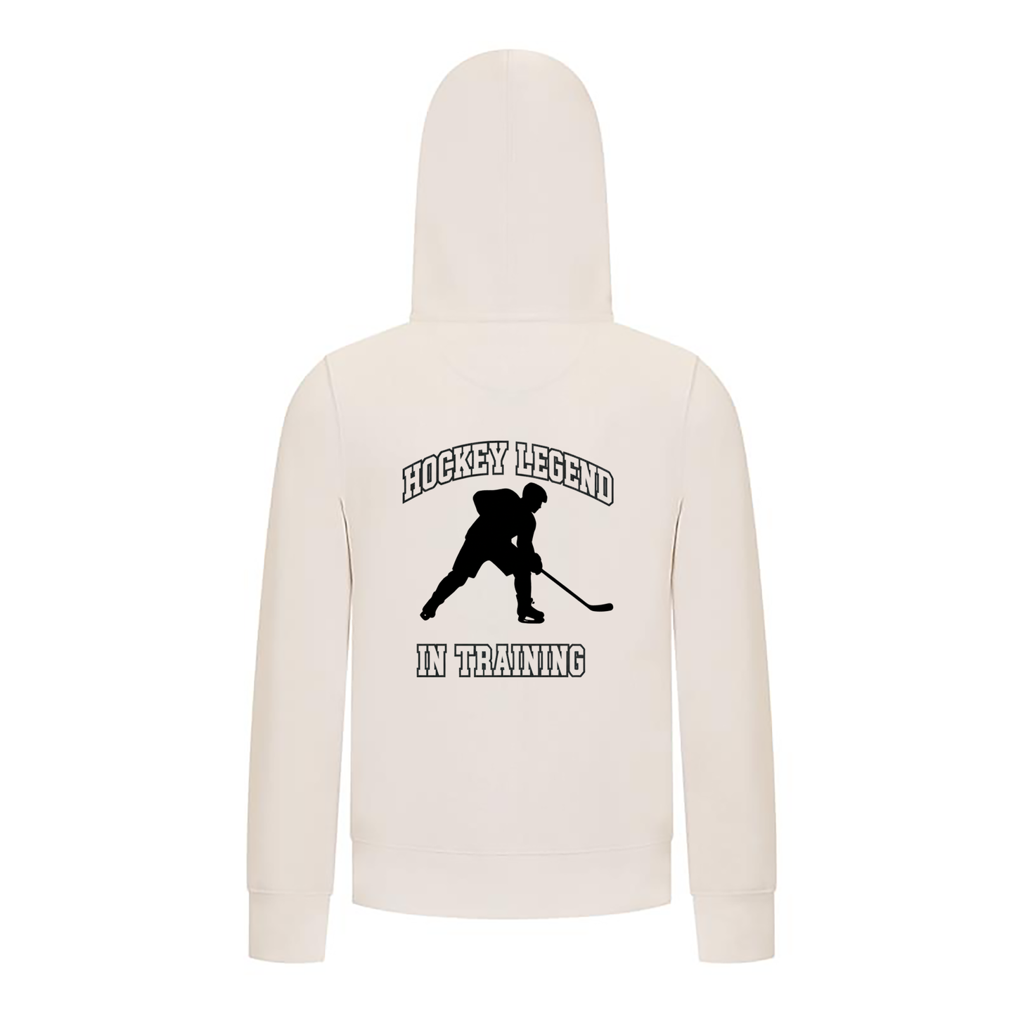 Everyday Kids Hockey Collection Boys Zip Up Hoodie – Hockey Legend In Training Graphic Sweatshirt