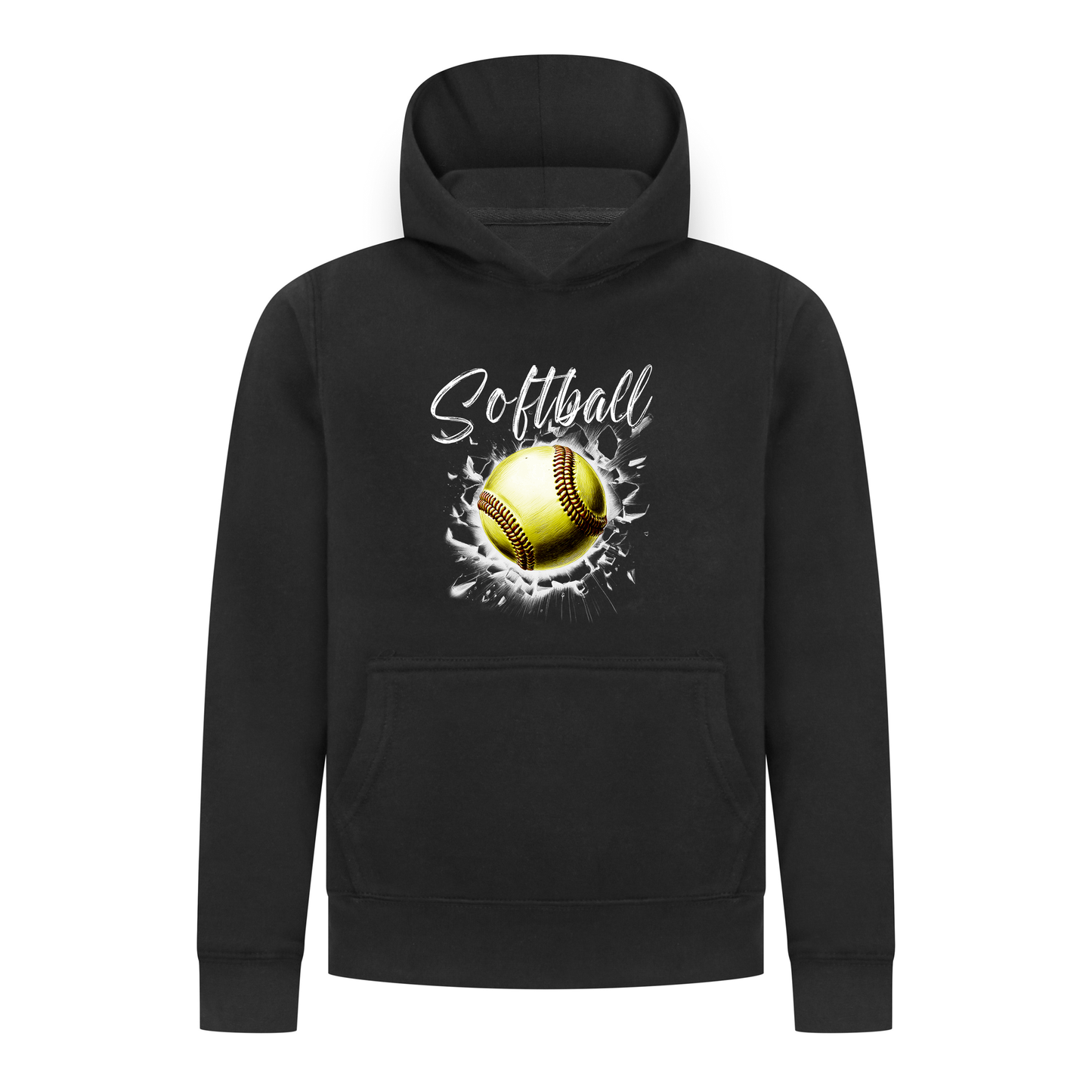 Everyday Kids Softball Collection Pullover Hoodie – Classic Softball Graphic Sweatshirt