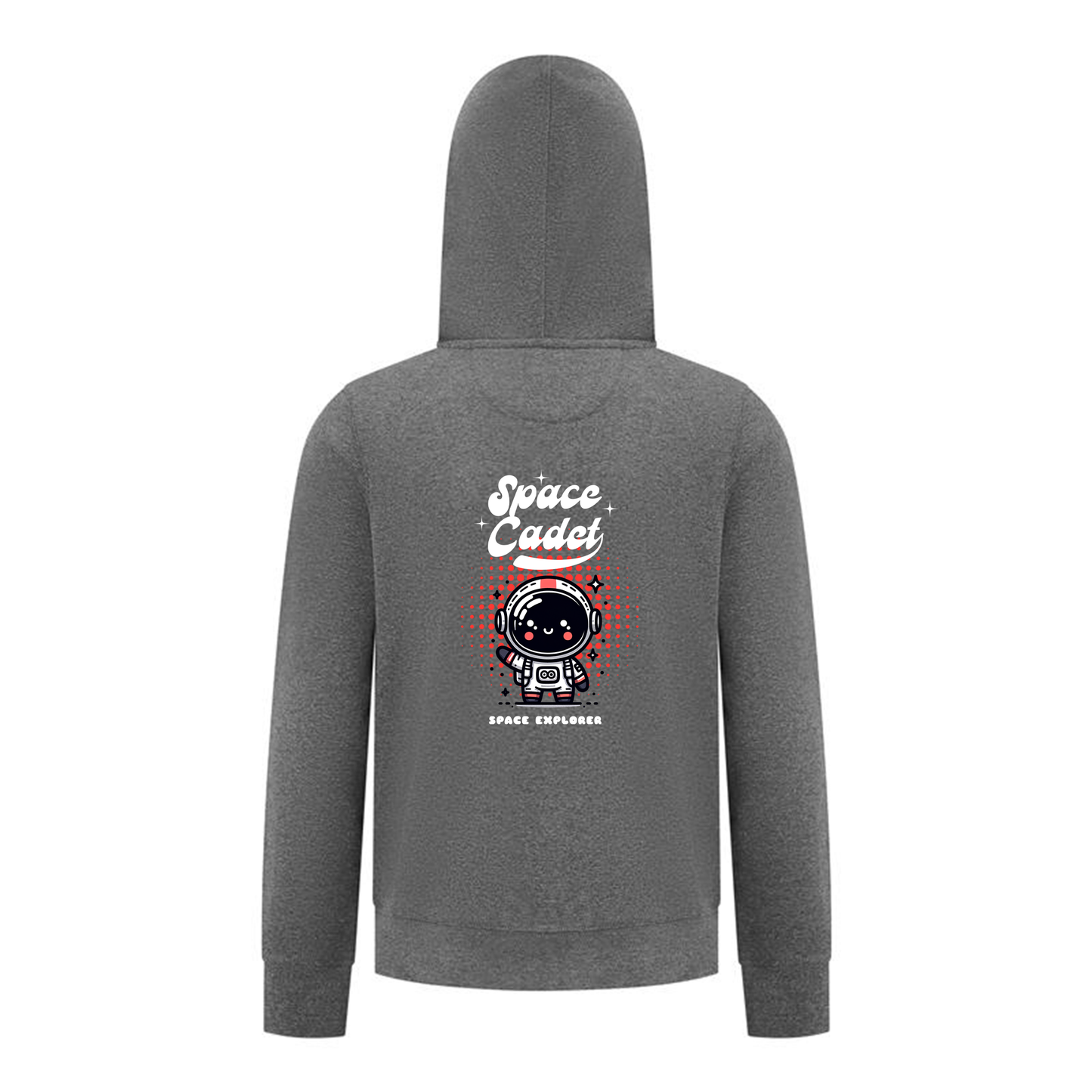 Everyday Kids Space Explorer Boys Zip Up Hoodie – Cute Astronaut Graphic Sweatshirt