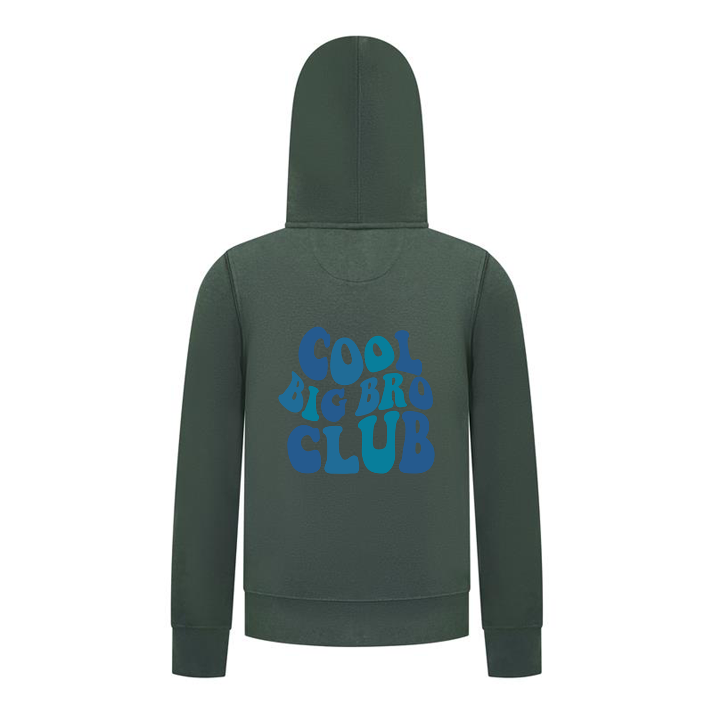 Everyday Kids Sibling Collection Boys Zip Up Hoodie – Cool Big Bro Club Graphic Sweatshirt