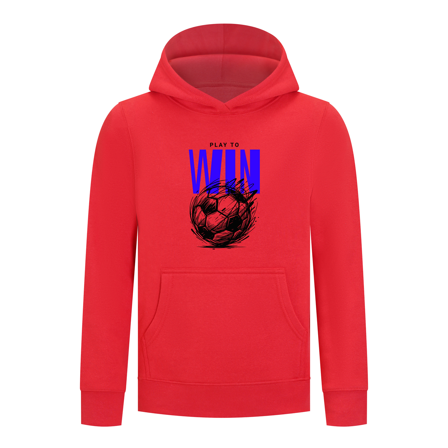 Everyday Kids Soccer Collection Boys Pullover Hoodie – Play To Win Soccer Graphic Sweatshirt