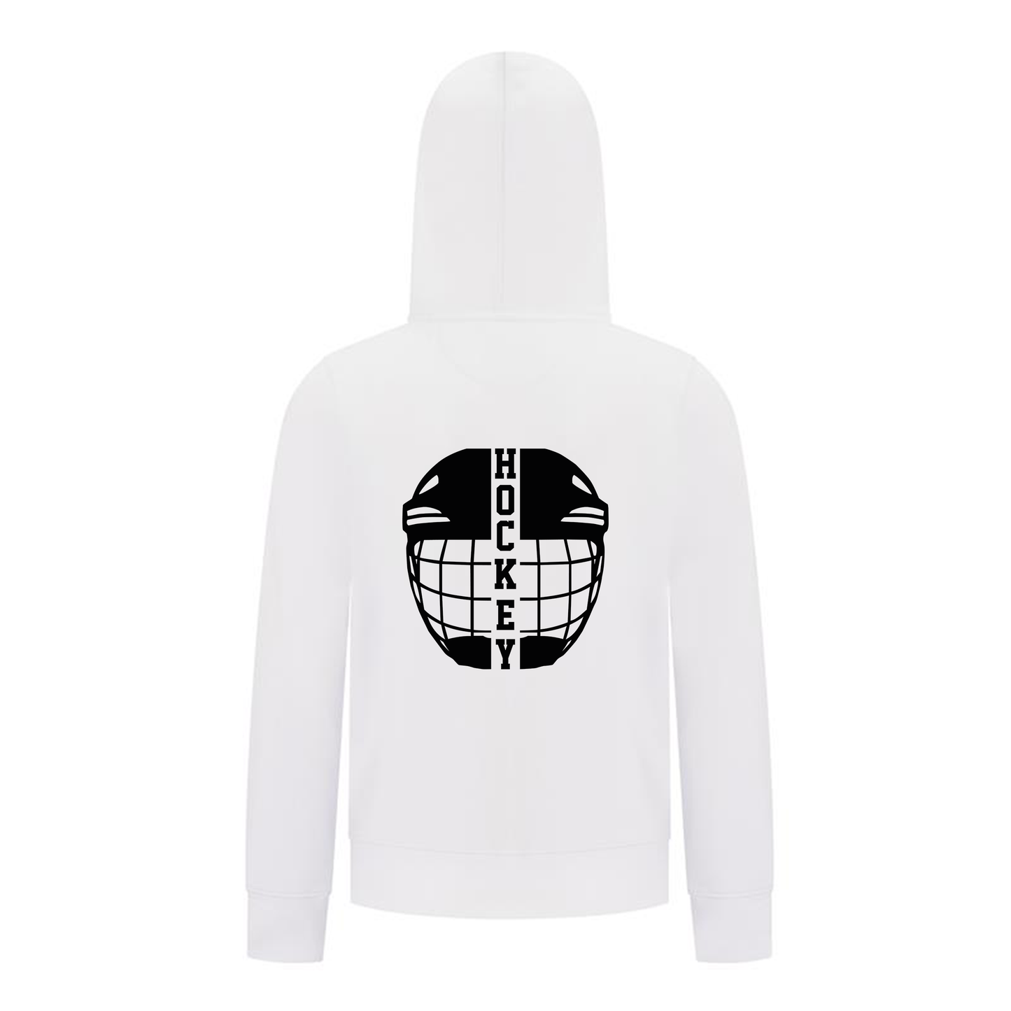 Everyday Kids Hockey Collection Boys Zip Up Hoodie – Hockey Mask Graphic Sweatshirt