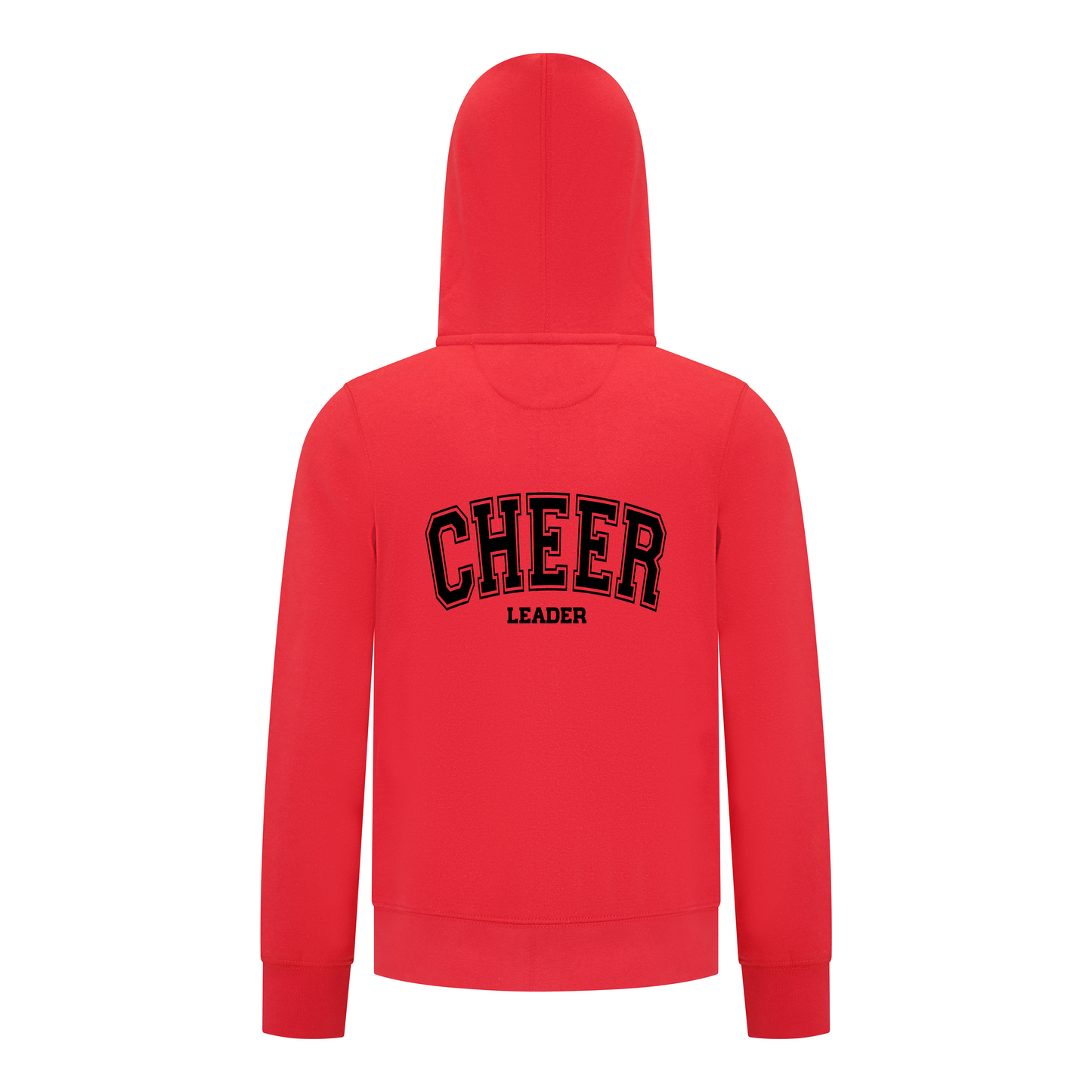 Everyday Kids Cheerleader Collection Girls  Zip Up  – Cheer Girl Bow Graphic Sweatshirt