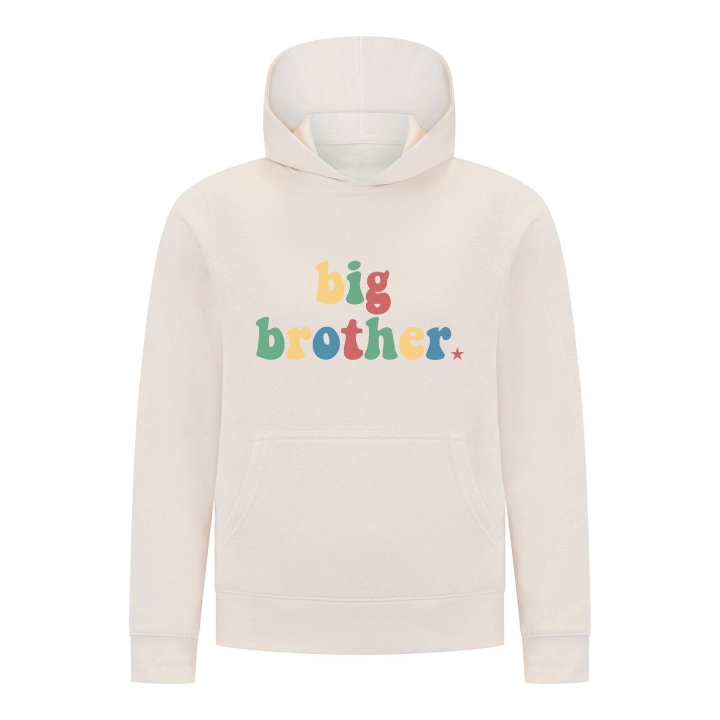 Everyday Kids Big Brother Boys Pullover Hoodie – Colorful Sibling Sweatshirt