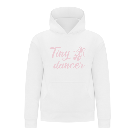 Everyday Kids Ballerina Tiny Dancer Girls Pullover Hoodie – Pink Ballet Slippers Sweatshirt