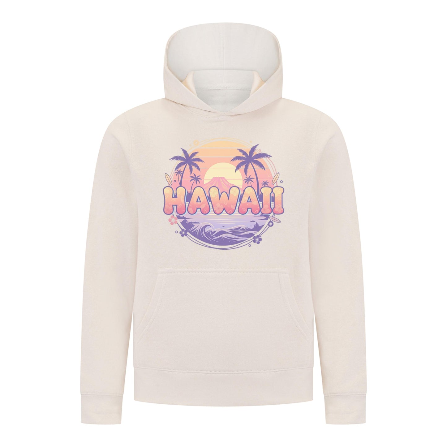 Everyday Kids Hawaii Sunset Pullover Hoodie – Tropical Beach Palm Tree Sweatshirt