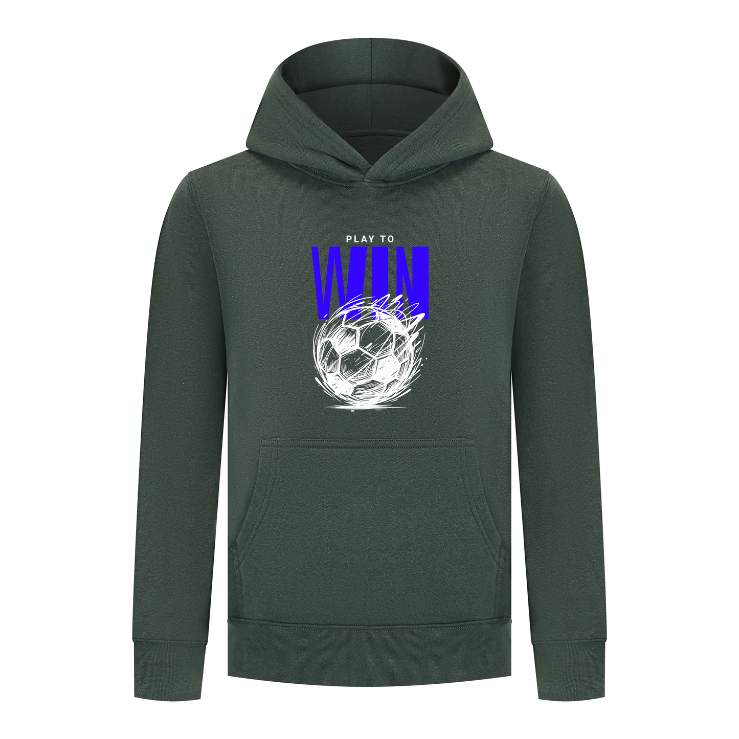 Everyday Kids Soccer Collection Boys Pullover Hoodie – Play To Win Soccer Graphic Sweatshirt