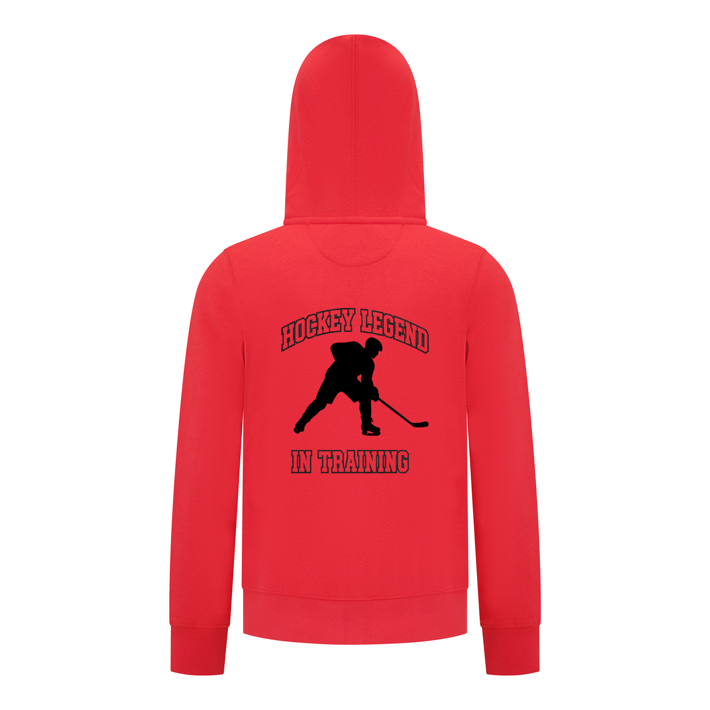 Everyday Kids Hockey Collection Boys Zip Up Hoodie – Hockey Legend In Training Graphic Sweatshirt