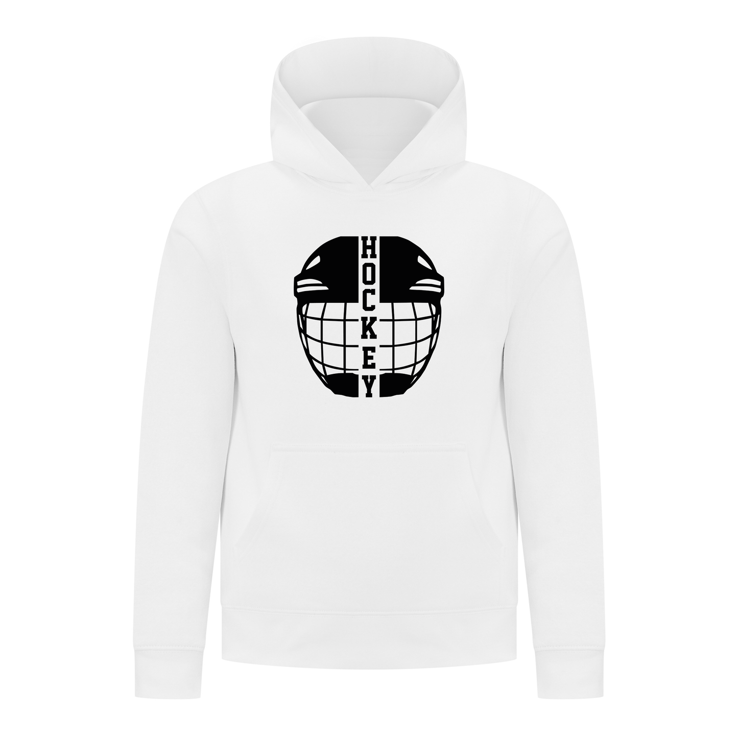 Everyday Kids Hockey Collection Boys Pullover Hoodie – Hockey Mask Graphic Sweatshirt