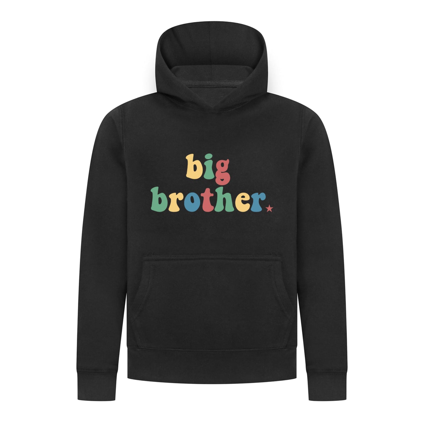 Everyday Kids Big Brother Boys Pullover Hoodie – Colorful Sibling Sweatshirt