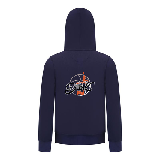 Everyday Kids Just Dunk It Basketball Zip Up Hoodie – Slam Dunk Graphic Sweatshirt