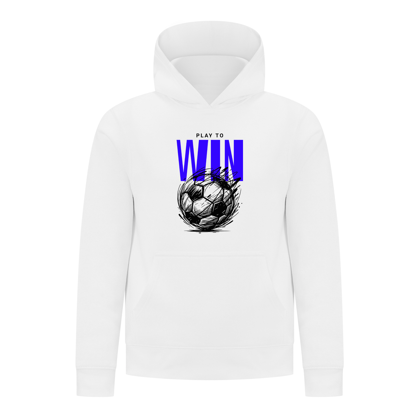 Everyday Kids Soccer Collection Boys Pullover Hoodie – Play To Win Soccer Graphic Sweatshirt