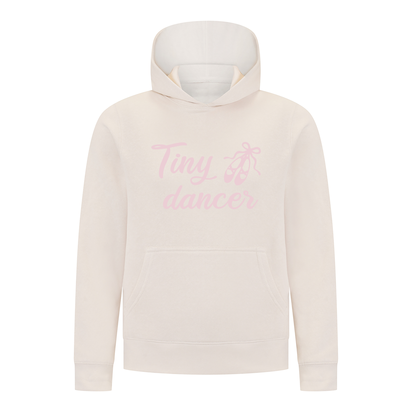 Everyday Kids Ballerina Tiny Dancer Girls Pullover Hoodie – Pink Ballet Slippers Sweatshirt