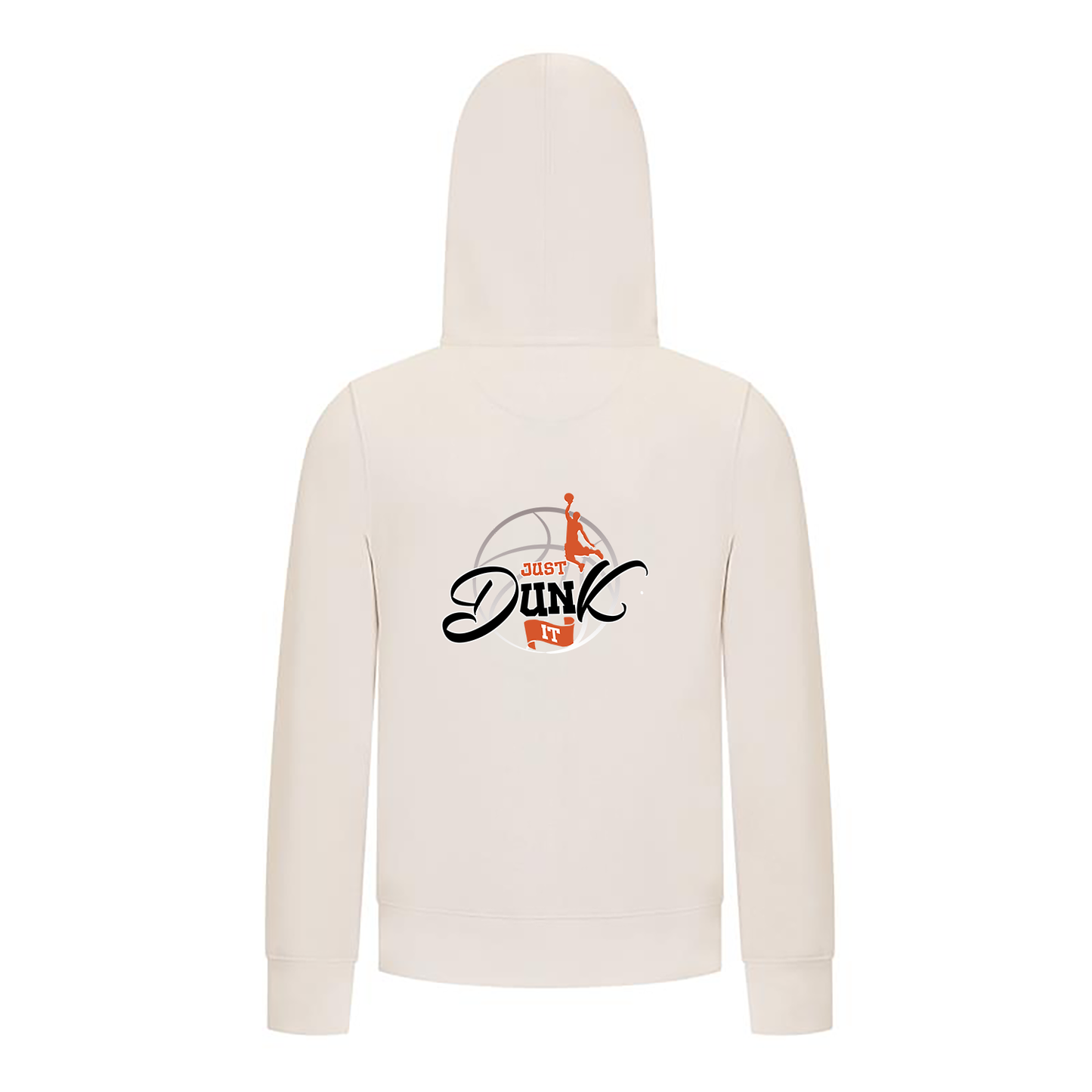 Everyday Kids Just Dunk It Basketball Zip Up Hoodie – Slam Dunk Graphic Sweatshirt