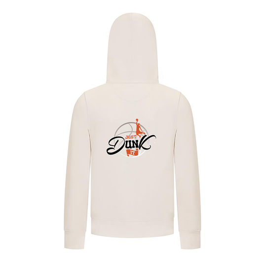 Everyday Kids Just Dunk It Basketball Zip Up Hoodie – Slam Dunk Graphic Sweatshirt