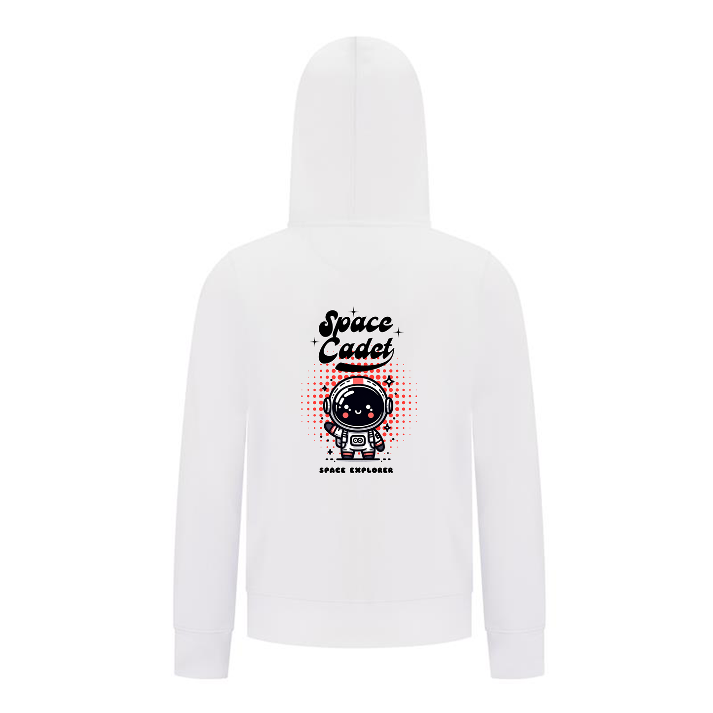 Everyday Kids Space Explorer Boys Zip Up Hoodie – Cute Astronaut Graphic Sweatshirt