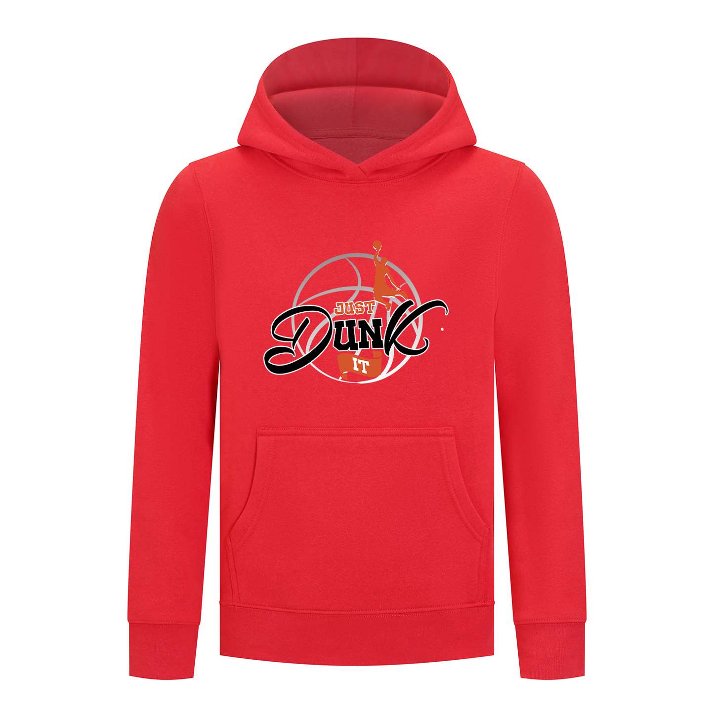 Everyday Kids Just Dunk It Basketball Pullover Hoodie – Slam Dunk Graphic Sweatshirt
