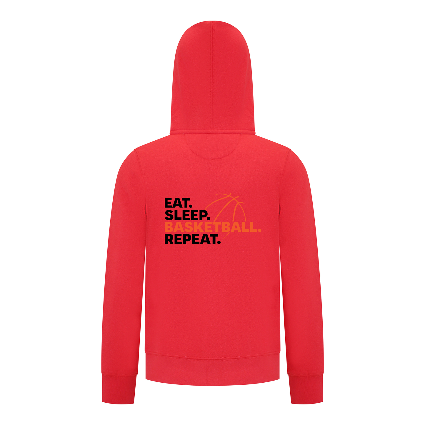 Everyday Kids Basketball Collection Zip Up Hoodie – Premium Athletic Hoodie with Bold “Basketball” Graphic Sweatshirt