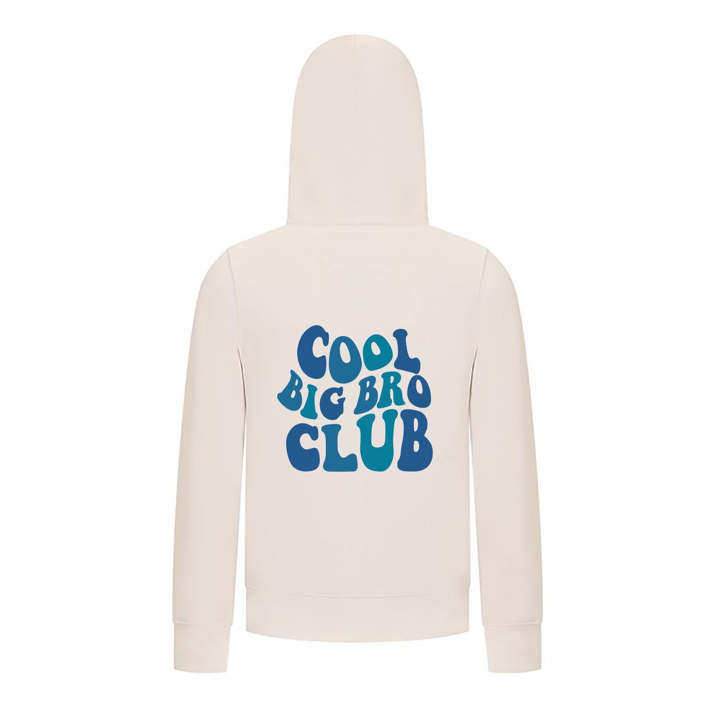 Everyday Kids Sibling Collection Boys Zip Up Hoodie – Cool Big Bro Club Graphic Sweatshirt