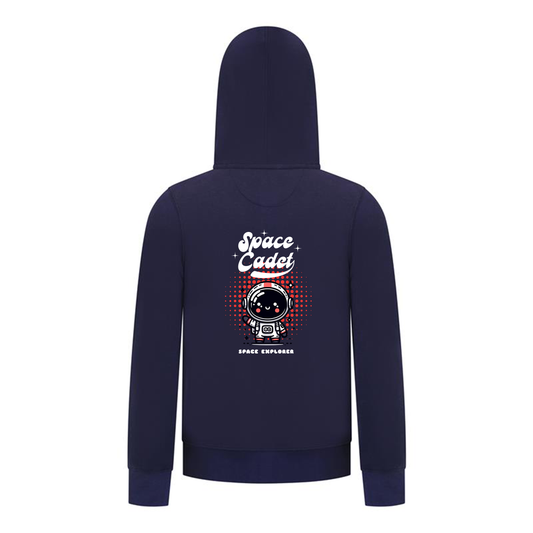 Everyday Kids Space Explorer Boys Zip Up Hoodie – Cute Astronaut Graphic Sweatshirt