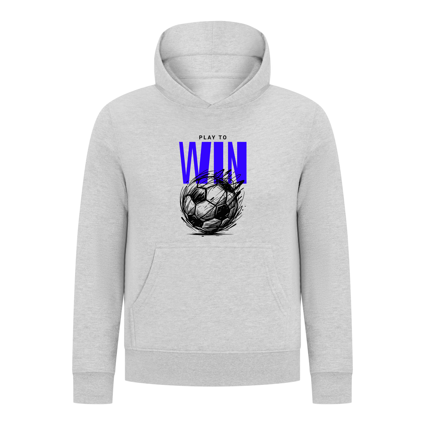 Everyday Kids Soccer Collection Boys Pullover Hoodie – Play To Win Soccer Graphic Sweatshirt