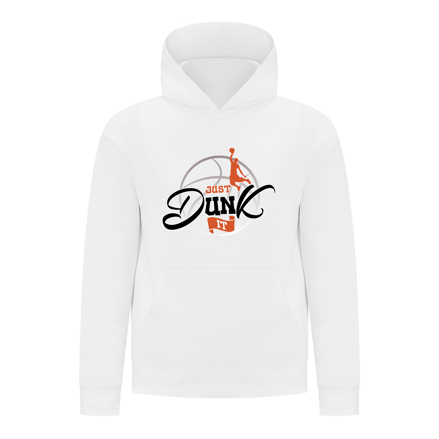 Everyday Kids Just Dunk It Basketball Pullover Hoodie – Slam Dunk Graphic Sweatshirt