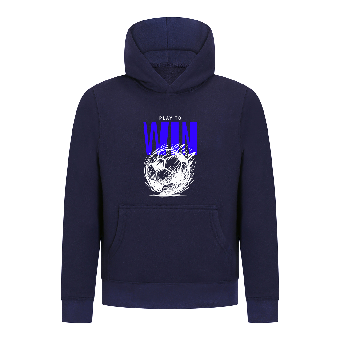 Everyday Kids Soccer Collection Boys Pullover Hoodie – Play To Win Soccer Graphic Sweatshirt