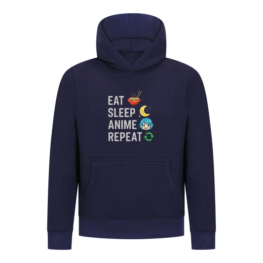 Everyday Kids Anime Collection Boys Pullover Hoodie – Soft, Cozy Sweatshirt with Cute Ramen & Moon Design