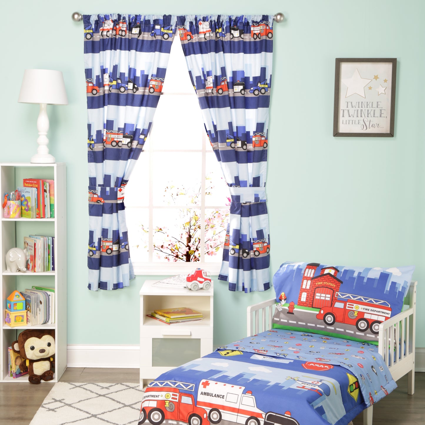 Rescue Fire and Police Drapes