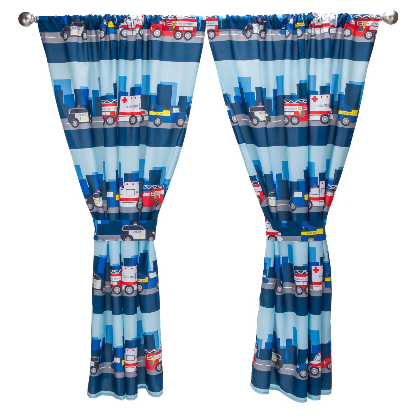 Rescue Fire and Police Drapes