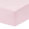 Pink/White 2-Pack Fitted Crib Sheets pink crib view close up