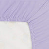 Princess/Lavender 2-Pack Fitted Crib Sheet close up corner view