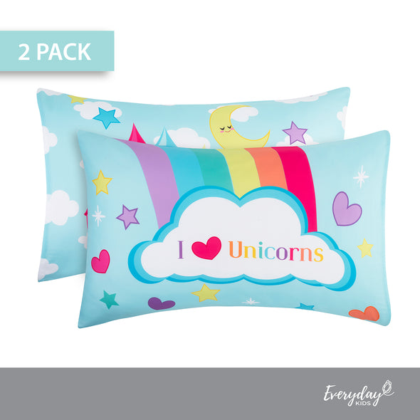 Unicorn 2 Pack Pillowcase Set