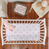 Pink/White Hearts and Dots 2 Pack Girls Cradle Sheet Set TopShot 
