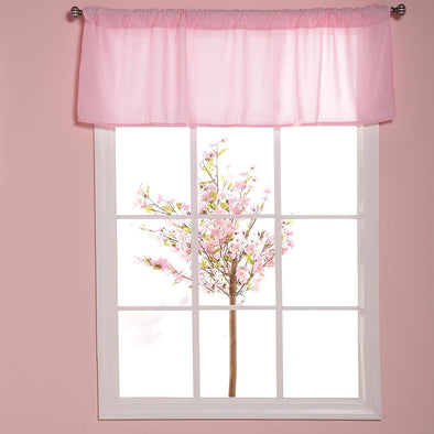 Pink Window Valance