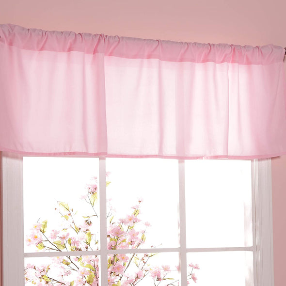 Pink Window Valance close up view